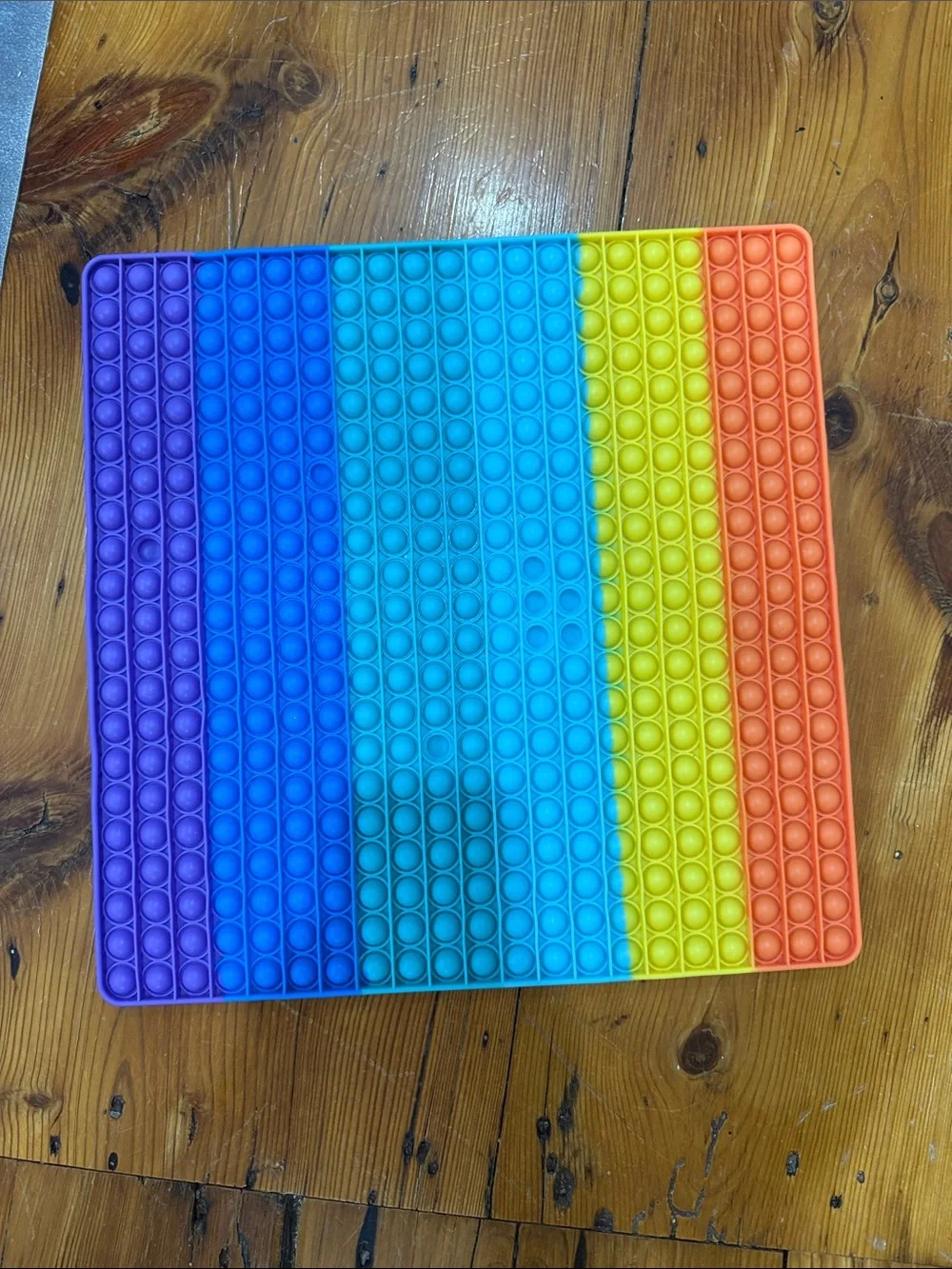 Large Jumbo Rainbow Pop-It Sensory Fidget Toy
